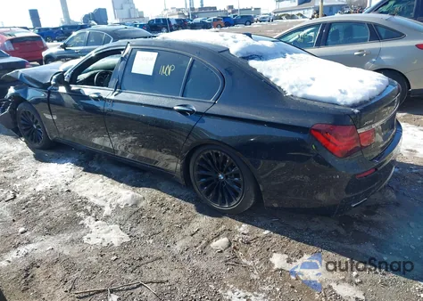 2013 BMW 740 Lxi from USA, damaged, VIN WBAYF4C51DD127691